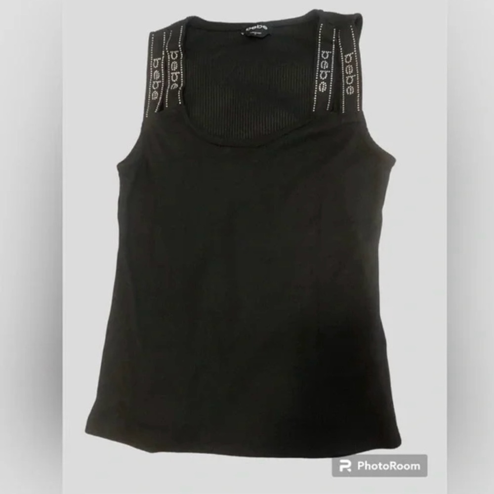 Bebe Black Tank Top